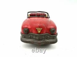 Vintage Japan Tin Litho Convertible Roadster Car Toy Non Working