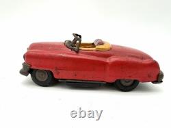 Vintage Japan Tin Litho Convertible Roadster Car Toy Non Working