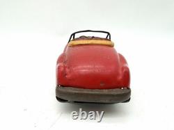Vintage Japan Tin Litho Convertible Roadster Car Toy Non Working
