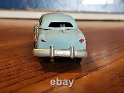 Vintage Japan Tin Toy Friction Car Blue Nash Mercury 1950's 1940's