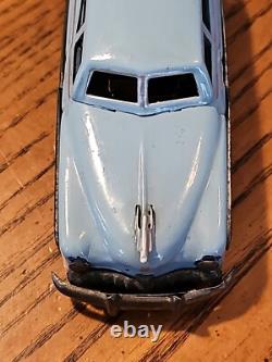 Vintage Japan Tin Toy Friction Car Blue Nash Mercury 1950's 1940's