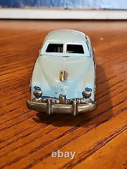 Vintage Japan Tin Toy Friction Car Blue Nash Mercury 1950's 1940's