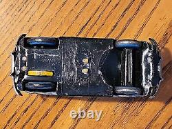 Vintage Japan Tin Toy Friction Car Blue Nash Mercury 1950's 1940's