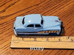 Vintage Japan Tin Toy Friction Car Blue Nash Mercury 1950's 1940's