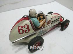 Vintage Japan Tin Yonezawa Champion Special Toy Midget Race Car Friction