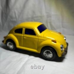 Vintage Japanese Tin Toy Car Volkswagen Beetle Yellow Toys Club