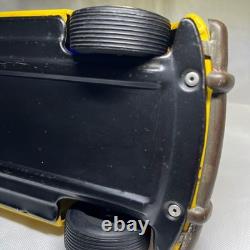 Vintage Japanese Tin Toy Car Volkswagen Beetle Yellow Toys Club