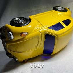 Vintage Japanese Tin Toy Car Volkswagen Beetle Yellow Toys Club