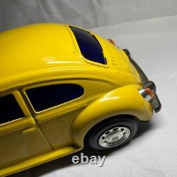 Vintage Japanese Tin Toy Car Volkswagen Beetle Yellow Toys Club