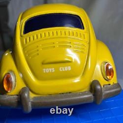 Vintage Japanese Tin Toy Car Volkswagen Beetle Yellow Toys Club