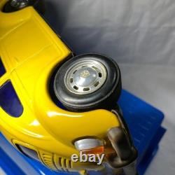 Vintage Japanese Tin Toy Car Volkswagen Beetle Yellow Toys Club