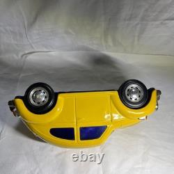 Vintage Japanese Tin Toy Car Volkswagen Beetle Yellow Toys Club