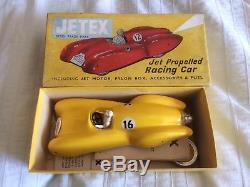 Vintage Jetex Jet Propelled Car C. 1950's Never Run. Boxed with instructions