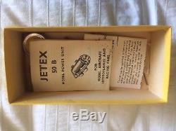 Vintage Jetex Jet Propelled Car C. 1950's Never Run. Boxed with instructions