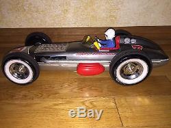 Vintage Jetspeed tin racing car Litho Japan Marx Extra Clean Toy