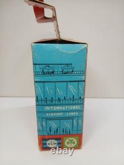 Vintage KYOEI Japan Friction Car Metal Set RARE Pan Am BOAC Royal Dutch Air Port