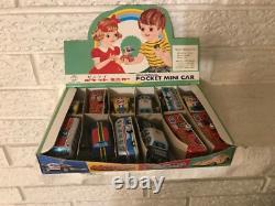 Vintage Kanto Toys Japan Lot of 12 Tin Wind-up Mini Midget Cars Counter Display