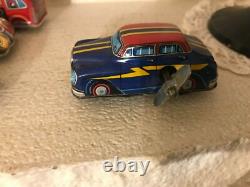 Vintage Kanto Toys Japan Lot of 12 Tin Wind-up Mini Midget Cars Counter Display