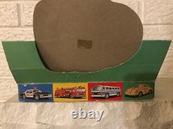 Vintage Kanto Toys Japan Lot of 12 Tin Wind-up Mini Midget Cars Counter Display