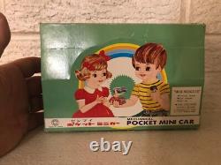Vintage Kanto Toys Japan Lot of 12 Tin Wind-up Mini Midget Cars Counter Display