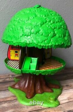 Vintage Kenner Tree Tots Family Tree House Dog House People Figures Car 1975