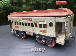 Vintage Keystone 6800 Ride On Pullman Railroad Car Original Pressed Steel