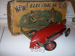 Vintage Kingston Kokomo Electricar Pressed Steel Car Toy with Box