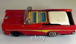 Vintage Kosuge Ford Skyliner 4652 Tin Litho Toy Car Japan 1958