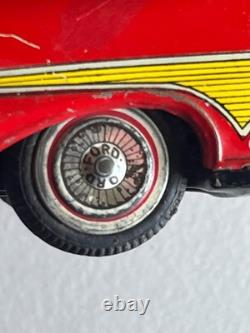 Vintage Kosuge Ford Skyliner 4652 Tin Litho Toy Car Japan 1958