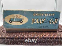 Vintage Kraf Toy Japan Battery Op Jolly Old Fashion Car Billy & Betsy-1941.24