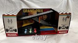 Vintage Kusan Grand Prix Racing Set in Box with 3 Race Cars #49C Made in USA