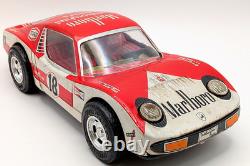 Vintage Lamborghini Miura Tin Toy Car Friction Japan Toy Hope Marlboro Red