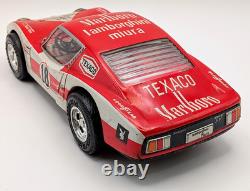 Vintage Lamborghini Miura Tin Toy Car Friction Japan Toy Hope Marlboro Red