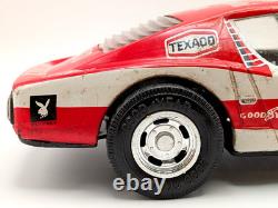 Vintage Lamborghini Miura Tin Toy Car Friction Japan Toy Hope Marlboro Red