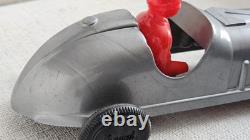 Vintage Large Renwal Plastic Racer Car Silver 9.5in Vtg No. 173 USA Rare