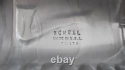 Vintage Large Renwal Plastic Racer Car Silver 9.5in Vtg No. 173 USA Rare