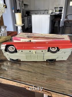 Vintage Large Tin Battery Op. Cadillac, SSS Japan 1961 Boxed