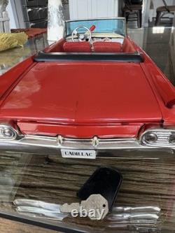 Vintage Large Tin Battery Op. Cadillac, SSS Japan 1961 Boxed