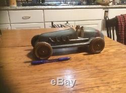 Vintage Large Tin Race Car