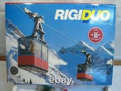 Vintage Lehmann Rigi Duo 90009 Snow Cable Car Toy Ski Lift Tram RigiDuo 9000