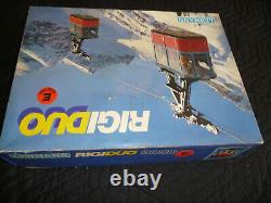Vintage Lehmann Rigi Duo Snow Cable Car Toy Ski Lift Tram RigiDuo 9000 in box