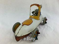 Vintage Lehmann UHU Amphibian Tin Wind Up Race Car