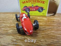 Vintage Lesney MATCHBOX #73 Ferrari Racing Car Original Box MINT CONDITION