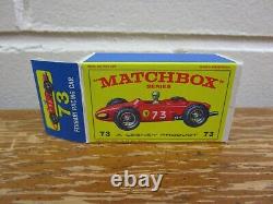 Vintage Lesney MATCHBOX #73 Ferrari Racing Car Original Box MINT CONDITION