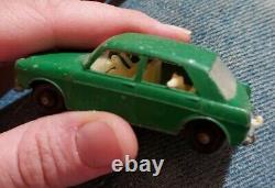 Vintage Lesney Matchbox #64 MG1100 Green Metal Diecast Car Man And Dog Made