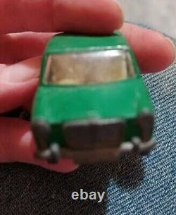 Vintage Lesney Matchbox #64 MG1100 Green Metal Diecast Car Man And Dog Made