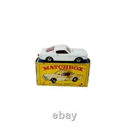 Vintage Lesney Matchbox No 8 Ford Mustang In Box Excellent Condition