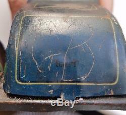 Vintage Levy George Gely tin clockwork oldtimer open tourer sedan car toy-RARE