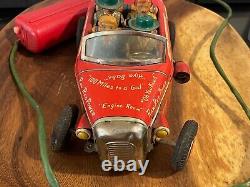 Vintage Line Mar Toys Tin Toy Car College Jalopy Made in Japan-1261.24