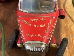 Vintage Line Mar Toys Tin Toy Car College Jalopy Made in Japan-1261.24